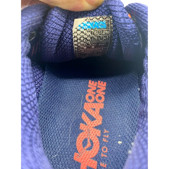 Hoka One One Conquest 3 Women Sneaker 7.5 Astral Aura Athletic Shoe 1009643-AACB - Picture 7 of 8
